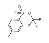 三氟甲基4-甲基苯磺酸酯结构式