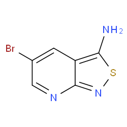 5-溴异噻唑并[3,4-b]吡啶-3-胺结构式