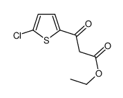 ethyl 3-(5-chlorothiophen-2-yl)-3-oxopropanoate结构式