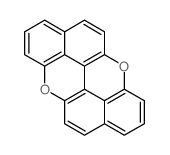 氧杂蒽并[2,1,9,8-klmna]氧杂蒽结构式