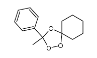 3-Methyl-3-phenyl-1,2,4-trioxaspiro[5.4]decane Structure