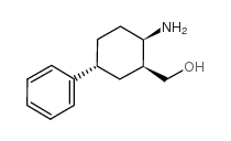 顺式(2-氨基-反式-5-苯基-环己基)-甲醇结构式