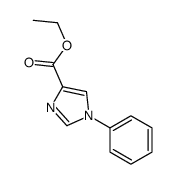 1-苯基-1H-咪唑-4-羧酸乙酯结构式