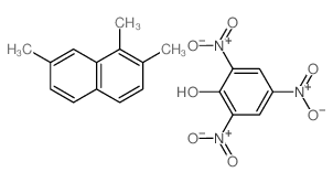 1,2,7-trimethylnaphthalene; 2,4,6-trinitrophenol结构式