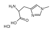 N(tau)-甲基-l-组氨酸盐酸盐结构式