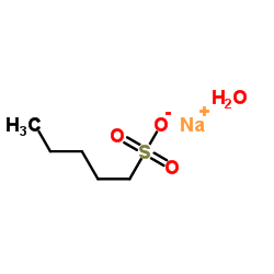 Sodium 1-pentanesulfonate hydrate (1:1:1) structure