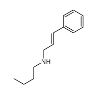 N-(3-phenylprop-2-enyl)butan-1-amine Structure