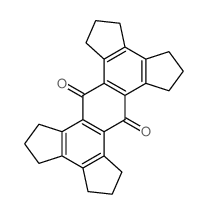 1,2,3,4,5,6,8,9,10,11,12,13-dodecahydro-tetracyclopenta[a,c,h,i]anthracene-7,14-dione结构式