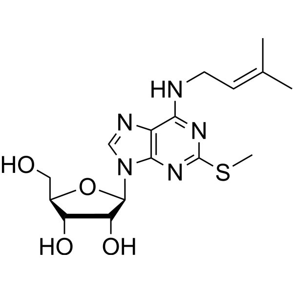 2-methylthio-N-6-isopentenyladenosine picture