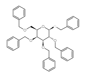 BENZYL 2,3,4,6-TETRA-O-BENZYL-1-THIO-BETA-D-GALACTOPYRANOSIDE structure