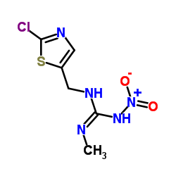 噻虫胺结构式