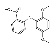 2-[(2,5-dimethoxyphenyl)amino]benzoic acid结构式