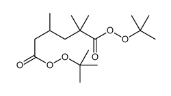 ditert-butyl 2,2,4-trimethylhexanediperoxoate Structure
