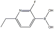 2-Fluoro-6-ethylpyridine-3-boronic acid Structure