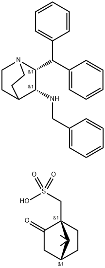 (2R,3R)-2-benzhydryl-N-benzylquinuclidin-3-amine-(D)-10-ca mphorsulfonate picture