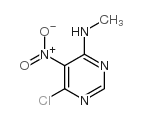 6-氯-N-甲基-5-硝基-4-嘧啶胺结构式