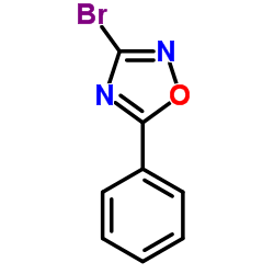 3-溴-5-苯基-1,2,4-恶二唑结构式