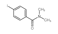 4-碘-N,N-二甲基苯甲酰胺结构式
