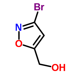 3-溴异恶唑-5-甲醇结构式