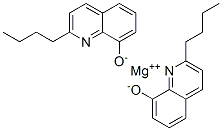 Magnesium bis(2-butylquinoline-8-olate)结构式