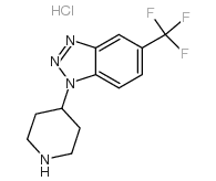 1-(哌啶-4-基)-5-(三氟甲基)-1H-苯并[d][1,2,3]三唑盐酸盐结构式