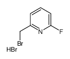 2-(bromomethyl)-6-fluoropyridine,hydrobromide Structure