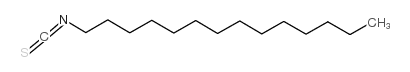 1-异硫代氰酸十四酯结构式