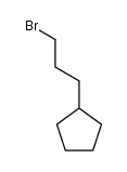 (3-bromo-propyl)-cyclopentane Structure