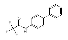 2,2,2-trifluoro-N-(4-phenylphenyl)acetamide结构式