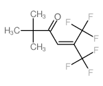 4-Hexen-3-one,6,6,6-trifluoro-2,2-dimethyl-5-(trifluoromethyl)-结构式