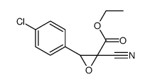 ethyl 3-(4-chlorophenyl)-2-cyanooxirane-2-carboxylate结构式