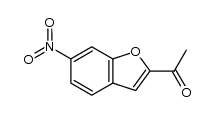 2-acetyl-6-nitrobenzofuran结构式