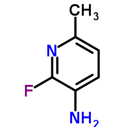 2-氟-3-氨基-6-甲基吡啶结构式