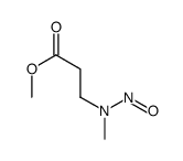 N-亚硝基-N-甲基-3-氨基丙酸,甲基酯结构式