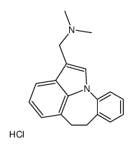 1-(6,7-dihydrobenzo[6,7]azepino[3,2,1-hi]indol-2-yl)-N,N-dimethylmethanamine hydrochloride结构式