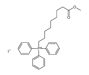 (9-methoxy-9-oxononyl)-triphenylphosphanium,iodide Structure