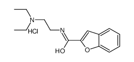 N-[2-(diethylamino)ethyl]-1-benzofuran-2-carboxamide,hydrochloride结构式