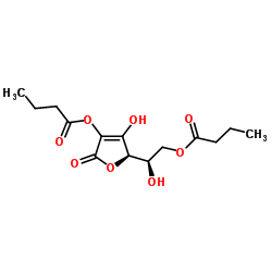 2,6-二丁酸 L-抗坏血酸基酯结构式