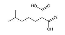 (4-methyl-pentyl)-malonic acid Structure