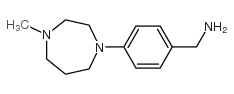 4-(4-甲基-1,4-二氮杂环庚烷-1-基)苄胺结构式