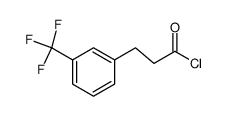 3-(3-(trifluoromethyl)phenyl)propanoyl chloride结构式