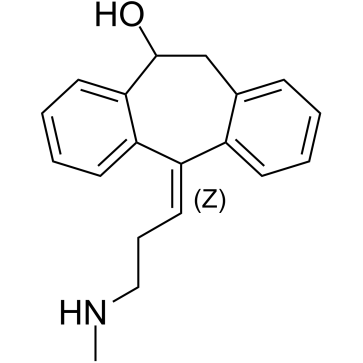 (Z)-10-Hydroxy Nortriptyline Structure