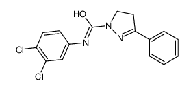 N-(3,4-dichlorophenyl)-5-phenyl-3,4-dihydropyrazole-2-carboxamide Structure
