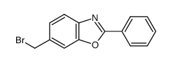 6-bromomethyl-2-phenyl-benzooxazole Structure