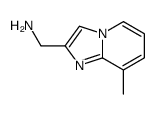 (8-甲基咪唑并[1,2-a]吡啶-2-基)甲胺结构式