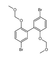 4-bromo-2-[5-bromo-2-(methoxymethoxy)phenyl]-1-(methoxymethoxy)benzene Structure