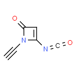 2(1H)-Azetone, 1-ethynyl-4-isocyanato- (9CI)结构式