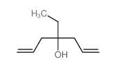 1,6-HEPTADIEN-4-OL, 4-ETHYL-结构式