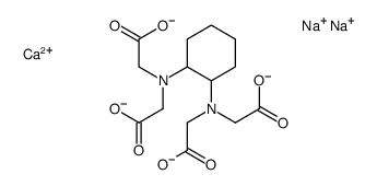 calcium,disodium,2-[[2-[bis(carboxylatomethyl)amino]cyclohexyl]-(carboxylatomethyl)amino]acetate Structure