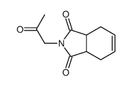 2-(2-oxopropyl)-3a,4,7,7a-tetrahydroisoindole-1,3-dione结构式